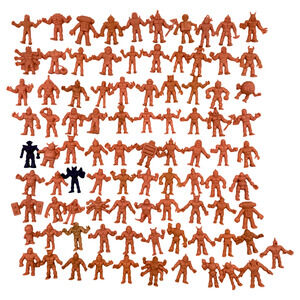 Vintage M.U.S.C.L.E. Men Figures Lot of 91 Flesh Muscle Some Duplicates READ